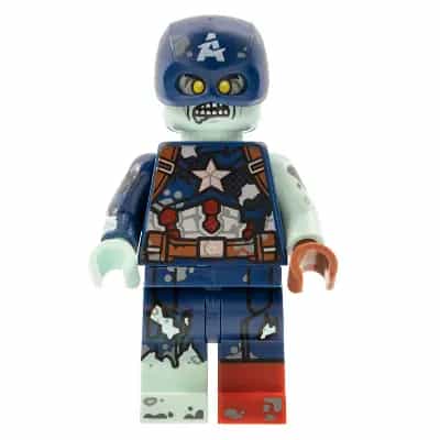 Zombie Captain America, Marvel Studios, Series 1 (Minifigure Only without Stand and Accessories)