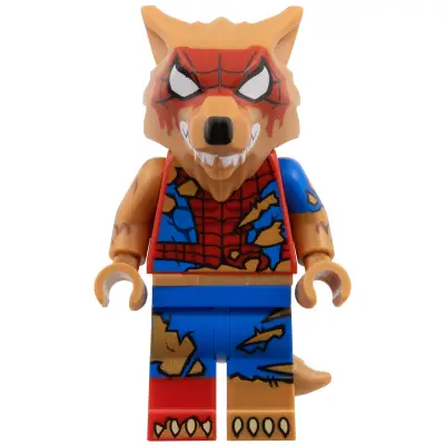 Peter Parker / Werewolf Spider-Man, Spider-Man Across the Spider-Verse (Minifigure Only without Stand and Accessories)