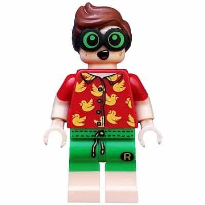 Vacation Robin, The LEGO Batman Movie, Series 2 (Minifigure Only without Stand and Accessories)