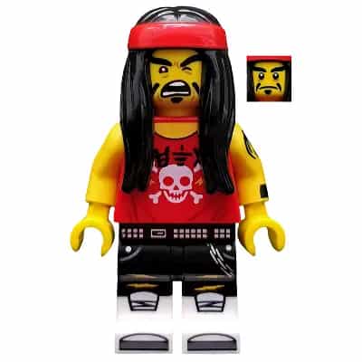 Gong & Guitar Rocker, The LEGO Ninjago Movie (Minifigure Only without Stand and Accessories)