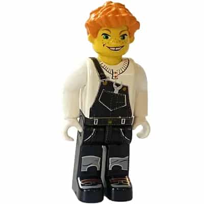 Lee, Orange Hair, Black Legs, Black and White Torso (4144331)