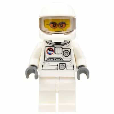 Spacesuit, White Legs, Space Helmet, Orange Sunglasses