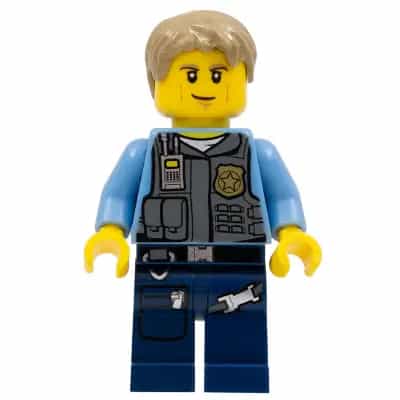 Police - LEGO City Undercover Chase McCain, Dark Blue Legs