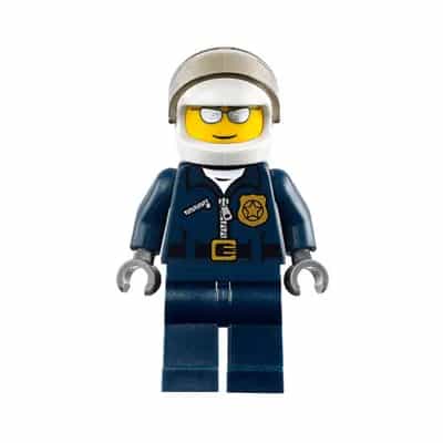 Police - City Motorcycle Officer, Silver Sunglasses