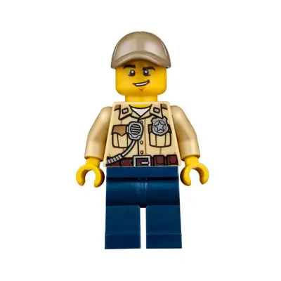 Swamp Police - Officer, Shirt, Dark Tan Cap