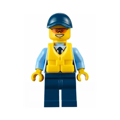 Police - City Officer, Life Jacket, Orange Sunglasses
