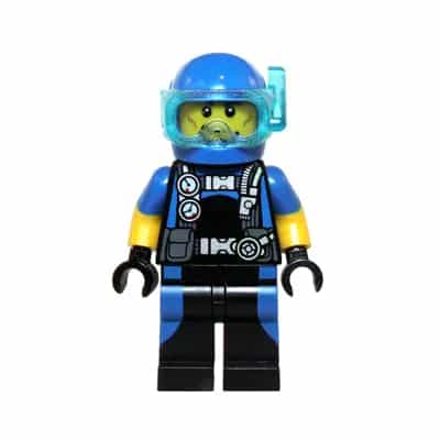 Scuba Diver, Male, Blue