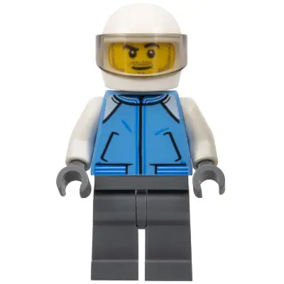 Helicopter Pilot - Medium Blue Jacket