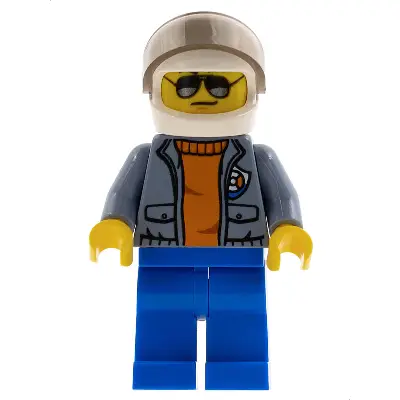 Coast Guard City - Helicopter Pilot with Sunglasses