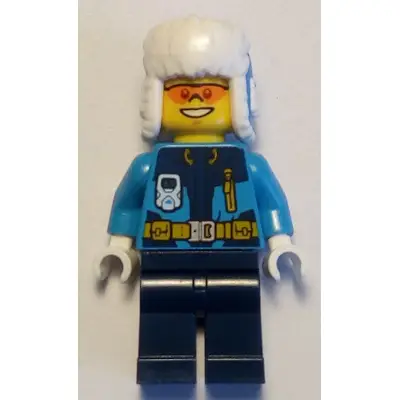 Arctic Explorer - Ushanka Hat, Orange Sunglasses