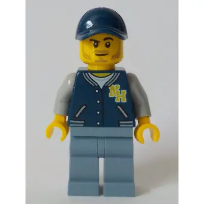 Cameraman - Dark Blue Jacket, Sand Blue Legs