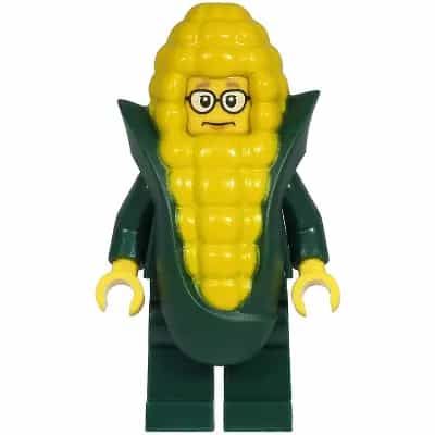 Mayor Solomon Fleck - Dark Green Suit Jacket, Corn Cob Costume