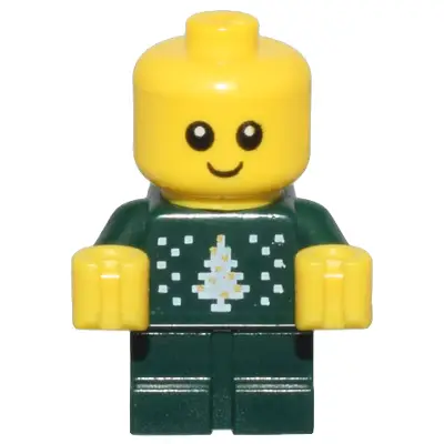Baby - Dark Green Holiday Sweater