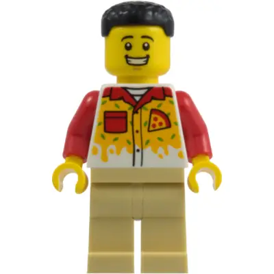 Pizza Chef - Male, Tan Legs, Black Hair