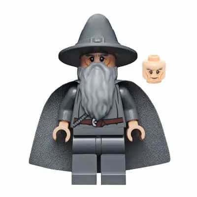 Gandalf the Grey - Wizard / Witch Hat, Long Cheek Lines
