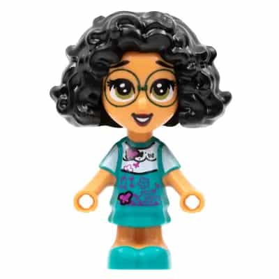 Mirabel Madrigal - Micro Doll, Dark Green Glasses, Open Eyes