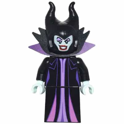 Maleficent - Minifigure, Black and Medium Lavender Collar