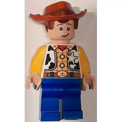 Woody - Plain Legs, Medium Nougat Chin Dimple, Sheriff Star Badge