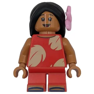 Lilo - Short Legs, Bright Pink Flower
