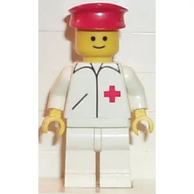 Doctor - Straight Line, White Legs, Red Hat