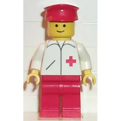 Doctor - Straight Line, Red Legs, Red Hat