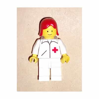 Doctor - Straight Line, White Legs, Red Female Hair