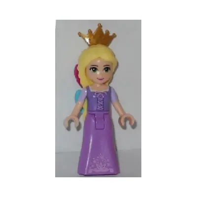 Rapunzel - Mini Doll, Magenta and Medium Azure Bows, Pearl Gold Tiara