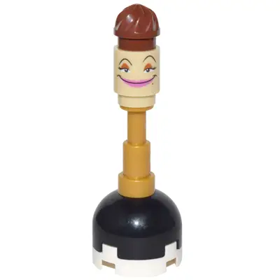 Fifi (Babette) - Reddish Brown Top, Dark Pink Lips