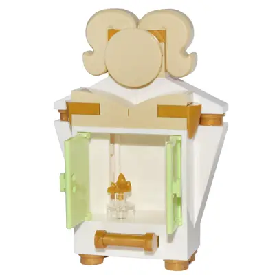 Wardrobe - Yellowish Green Doors, without Stickers