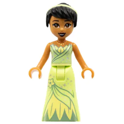 Tiana - Round Beaded Necklace, Thick Hinge Skirt, Hairband