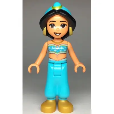 Jasmine - Top with Sparkles and Copper Trim