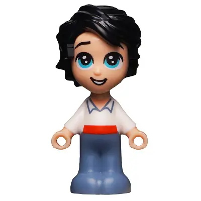 Prince Eric - Micro Doll, White Shirt, Sand Blue Pants