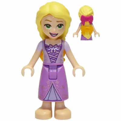 Rapunzel - Mini Doll, Bright Light Orange and Magenta Bows