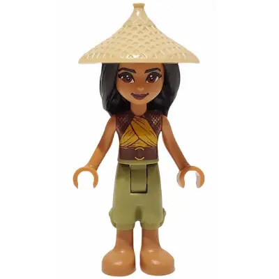 Raya - Tan Conical Hat, Yellow Top, Medium Nougat Boots