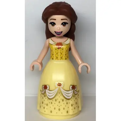 Belle - Dress with Red Roses, no Sleeves