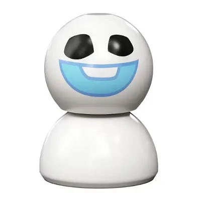 Snowgie - Bright Light Blue Smile, Dome Body