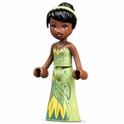 Tiana - Metallic Pointed Necklace, Thin Hinge Skirt, Hairband