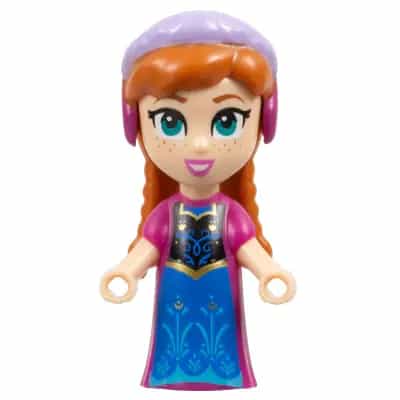 Anna - Micro Doll, Magenta Dress