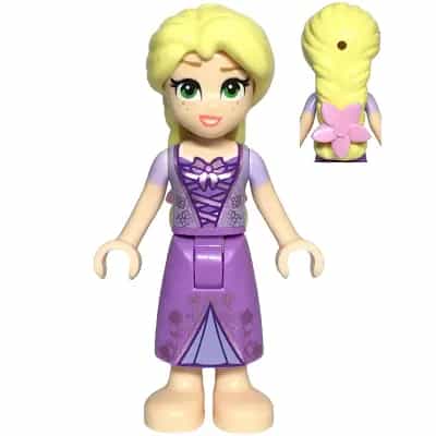 Rapunzel - Mini Doll, Bright Pink Flower
