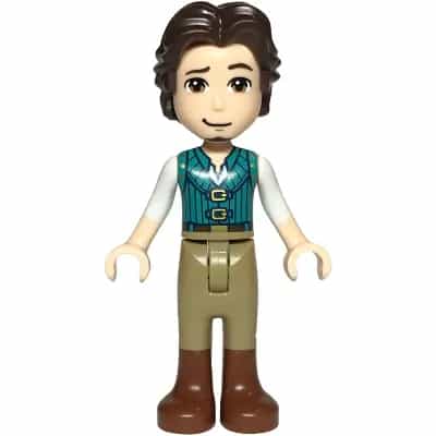 Flynn Rider - Mini Doll, Dark Turquoise Vest, Thin Hinge