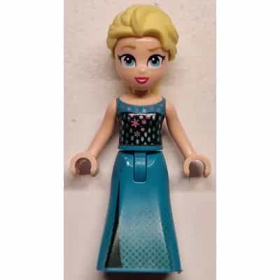 Elsa - Dark Turquoise Dress and Dark Green Halter Top