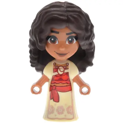 Moana - Micro Doll, Sienna, Dress with Copper Flowers