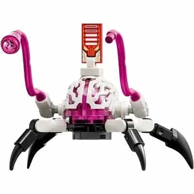 Cyber Brain Spider - 4 Legs, Magenta Appendages