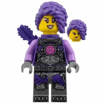 Zoey - Dark Purple Quiver, Medium Lavender Sleeves Pattern