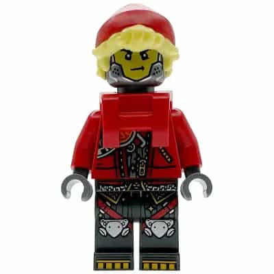 Cooper - Robot with Red Cap and Neck Bracket