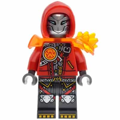 Cooper - Robot with Red Hood and Trans-Orange Armor