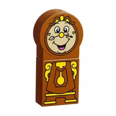 Duplo Figure, Disney Princess, Cogsworth with Yellow Pendulum