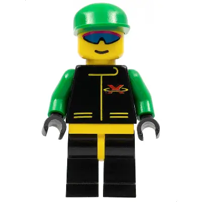 Extreme Team - Green, Black Legs with Yellow Hips, Green Cap