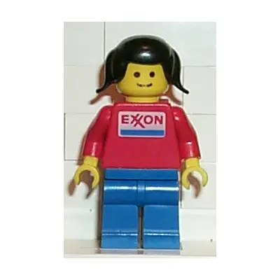 Exxon - Blue Legs, Black Pigtails Hair