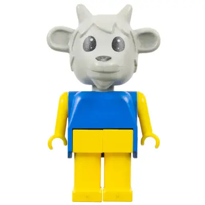 Fabuland Goat - Billy Goat, Light Gray Head